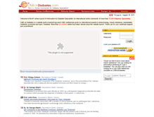 Tablet Screenshot of cmeondiabetes.com